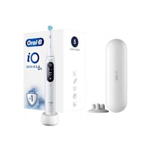 Toothbrush Oral-B  Electric Toothbrush | iO6 | Rechargeable | For adults | Number of brush heads included 1 | Number of teeth brushing modes 5 | White 