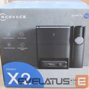 Vacuum cleaner Ecovacs  SALE OUT.  DEEBOT X2 COMBO Vacuum cleaner,Robot+Handheld,Wet&Dry,Robot Operating 210 min,Dust bin 0,42L,6400 mAh,Black+Dual Auto-empt, UNPACKED, USED, DIRTY, SCRATCHES | Robotic Vacuum Cleaner+Handheld | DEEBOT X2 COMBO | Wet&Dry | Operating time (max) 210 min | 6400 mAh | Dust capacity 0.42 L | 8700 Pa | Black | UNPACKED, USED, DIRTY, SCRATCHES 