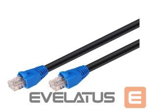 Kabelis Goobay  CAT 6 Outdoor Patch Cable, U/UTP, 40 m, Black 