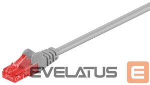 Parveidotājs Goobay  Patch Cable | 68449 CAT 6 U/UTP | PVC AWG 24/7 | Cable length: 15 m | Grey 