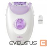 Epiliatorius Braun  Epilator | SE3-000 Silk épil 3 | Number of power levels 2 | White/Purple 