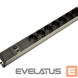 Automātslēdzis Digitus  Aluminum outlet strip with overload protection | DN-95403 | Sockets quantity 7 
