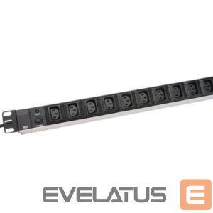 Kaitselüliti Digitus  Aluminum outlet strip, IEC C14 plug | DN-95404 | Sockets quantity 10 