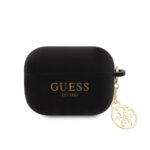 Korpus kõrvaklappidele Guess - Guess 4G Charm Silicone Case for AirPods Pro 2 Black 