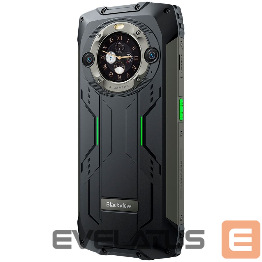 Smartphone Blackview Blackview Rugged BV9300Pro LTE 6.7" FHD+IPS 1080x2388 120Hz Corning 5 12GB+256GB MT6789V G99 Dual-display CAM Front 32MP Rear 64MP+8MP IP68/IP69K Waterproof NFC Fingerprint 15080mAh NO Charger Android 13 up to 15 Green Green