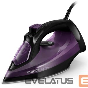 Iron Philips  Philips DST5030/80 Steam Iron, 2400 W, Water tank capacity 320 ml, Continuous steam 45 g/min, Dark Purple 