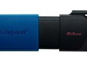 Mälupulk Kingston  USB 3.2 Flash Drive DataTraveler Exodia M 64 GB, USB 3.2, Black/Blue 