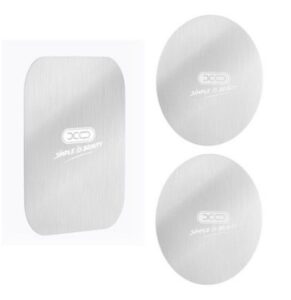 Auto holder iLike  Magnetic holder plates 3pcs stickers Silver
