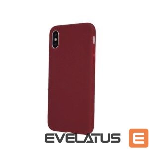Aizmugurējais vāciņš iLike Samsung Galaxy A12/M12 Matt TPU Case Burgundy