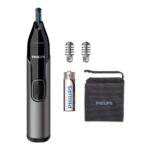 Plaukų kirpimo mašinėlė Philips  Nose, Ear and Eyebrow Trimmer NT3650/16 Grey 