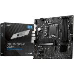 Motherboard for Intel processors MSI  MB B760 S1700 MATX/PRO B760M-P 