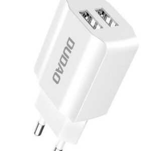 Adapteris Dudao  EU wall charger 2x USB 5V / 2.4A White