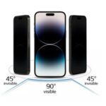 Aizsargstikls iLike Apple IPHONE 11/XR PRIVACY GLASS Black