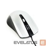Computer mouse Gembird  Mouse  MUS-4B-01-BS Standard, No, Black/ silver, No, 