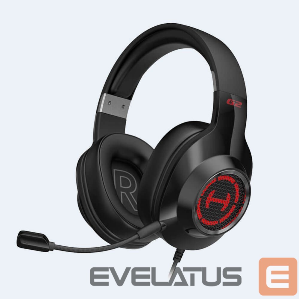Bezvadu austiņas Edifier Gaming Headset G2 II Over-ear, Built-in microphone, Noice canceling, Black/Red