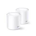 Роутер TP-Link  AX3000 Whole Home Mesh Wi-Fi 6 System Deco X60 (2-pack) 802.11ax, 2402+574 Mbit/s, 10/100/1000 Mbit/s, Ethernet LAN (RJ-45) ports 2, Mesh Support Yes, MU-MiMO Yes, Antenna type 4xInternal per Deco uni 