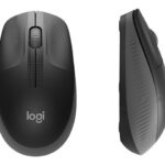 Datora pele Logitech  Full size Mouse M190 	Wireless, Charcoal, USB 