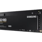 Hard drive SSD Samsung  V-NAND SSD 980 500 GB, SSD form factor M.2 2280, SSD interface M.2 NVME, Write speed 3000 MB/s, Read speed 3500 MB/s 