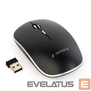 Arvutihiir Gembird  Silent Wireless Optical Mouse MUSW-4BS-01 USB, Black 