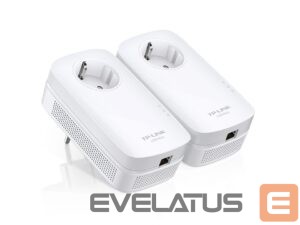 Rūteris TP-Link  AV1300 Gigabit Passthrough Powerline Starter Kit TL-PA8010P KIT 1300 Mbit/s, Ethernet LAN (RJ-45) ports 1, No Wi-Fi, Extra socket 