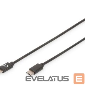 Kaabel Digitus  USB Type-C Connection Cable AK-300138-010-S USB Male 2.0 (Type C), USB Male 2.0 (Type C), Black, 1 m 