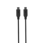 Nugarėlės dėklai Silicon power  USB-C to USB-C cable LK15CC Black 