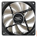 Jahutid Deepcool  120 mm case ventilation fan,  "Wind Blade 120", transparent, hydro bearing,4 LED's 