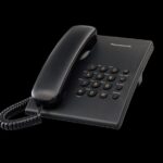 Telephone set Panasonic  Corded KX-TS500FXB 475 g, 150 x 200 x 96 mm, Black 