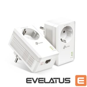 Ruuterid TP-Link  AV1000 Gigabit Passthrough Powerline Starter Kit TL-PA7017P KIT 10/100/1000 Mbit/s, Ethernet LAN (RJ-45) ports 1, No Wi-Fi, Extra socket 