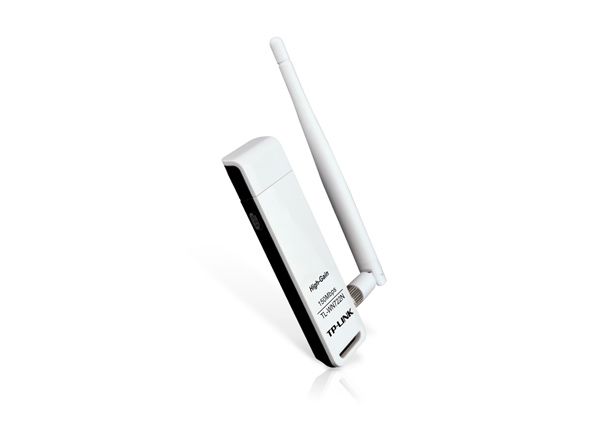 Kaabel TP-Link USB 2.0 Adapter TL-WN722N 2.4GHz, 802.11n, 150 Mbps, 1xDetachable antenna 4dBi