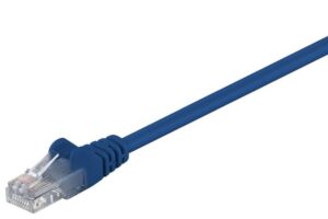 Kabelis Goobay  CAT 5e patch cable, U/UTP 68345 10 m, Blue 