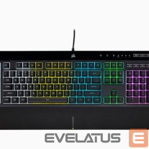 Computer keyboard Corsair  K55 RGB PRO Gaming keyboard, RGB LED light, US, Wired, Black 