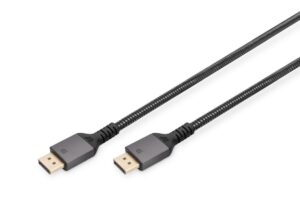 Аксессуар для мониторов Digitus  DisplayPort Connector Cable 1.4 	DB-340201-030-S Black, DP to DP, 3 m 