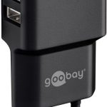 Routers Goobay  Dual USB charger 44951  2.4 A,  2 USB 2.0 female (Type A), Black, 12 W 
