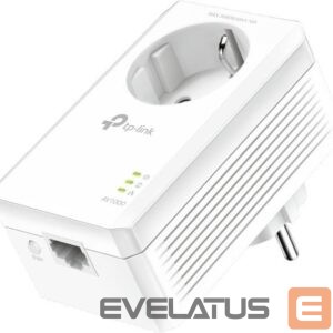 Ruuterid TP-Link  AV1000 Gigabit Passthrough Powerline Adapter TL-PA7017P 1000 Mbit/s, Ethernet LAN (RJ-45) ports 1, No Wi-Fi, Extra socket 
