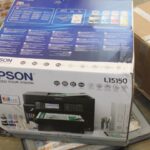 Printers EPSON  SALE OUT.  EcoTank L15150 Pint Scan Copy Fax  EcoTank L15150 Colour, Inkjet, Multicunctional Printer, A3+, Wi-Fi, Black, DAMAGED PACKAGING 