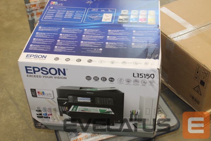 Printerid EPSON SALE OUT. EcoTank L15150 Pint Scan Copy Fax EcoTank L15150 Colour, Inkjet, Multicunctional Printer, A3+, Wi-Fi, Black, DAMAGED PACKAGING