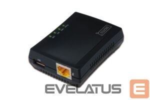 Parveidotājs Digitus  Multifunction USB Network Server DN-13020 Black 