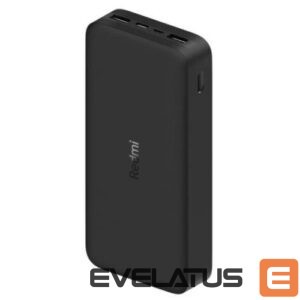 Väline aku Xiaomi  Redmi Fast Charge 18W Power bank 20000mAh Black
