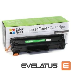 Eksploatacinės medžiagos spausdintuvams ColorWay  Toner Cartridge, Black, HP CB435A/CB436A/CE285A; Canon 712/713/725 