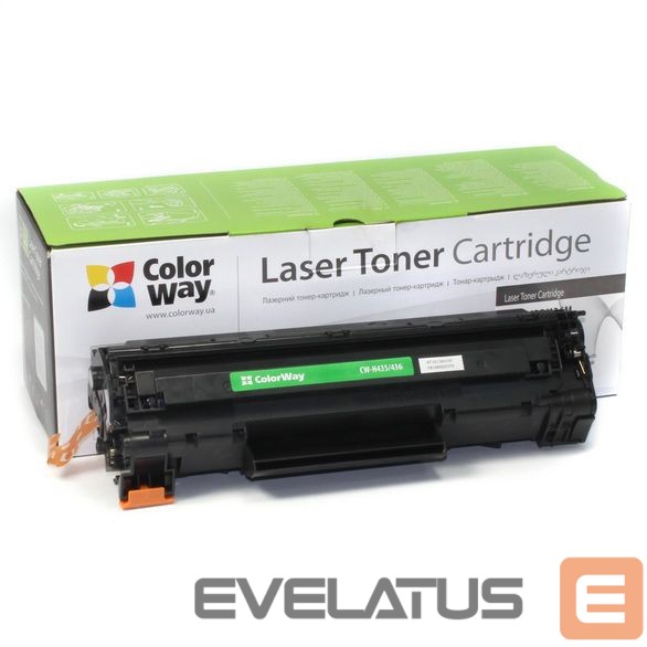Tarvikud ja tarvikud ColorWay Toner Cartridge, Black, HP CB435A/CB436A/CE285A; Canon 712/713/725