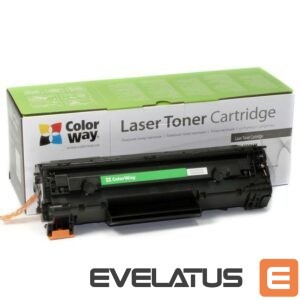 Eksploatacinės medžiagos spausdintuvams ColorWay  Toner Cartridge, Black, HP CE285A (85A); Canon 725 