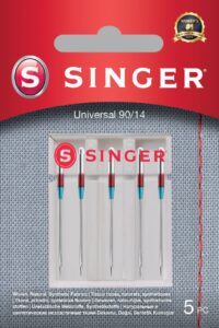 Aksesuāri un filtri Singer  Universal Needle for Woven Fabrics 90/14 5PK 