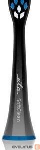 Hambahari ETA  Toothbrush replacement SoftClean 070790600  Heads, For adults, Number of brush heads included 2, Black 