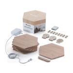 Server – muud tarvikud Nanoleaf  Elements Wood Look Hexagons Starter Kit (7 panels) 