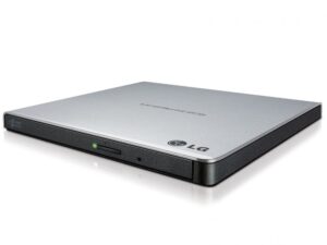 Serveru  - Citi piederumi H.L Data Storage  Ultra Slim Portable DVD-Writer GP57ES40 Interface USB 2.0, DVD±R/RW, CD read speed 24 x, CD write speed 24 x, Silver, Desktop/Notebook 
