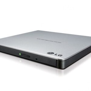 Server – muud tarvikud H.L Data Storage  Ultra Slim Portable DVD-Writer GP57ES40 Interface USB 2.0, DVD±R/RW, CD read speed 24 x, CD write speed 24 x, Silver, Desktop/Notebook 