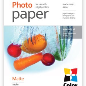 Kontoritarbed ColorWay  Matte Photo Paper, 50 sheets, 10x15, 190 g/m² 