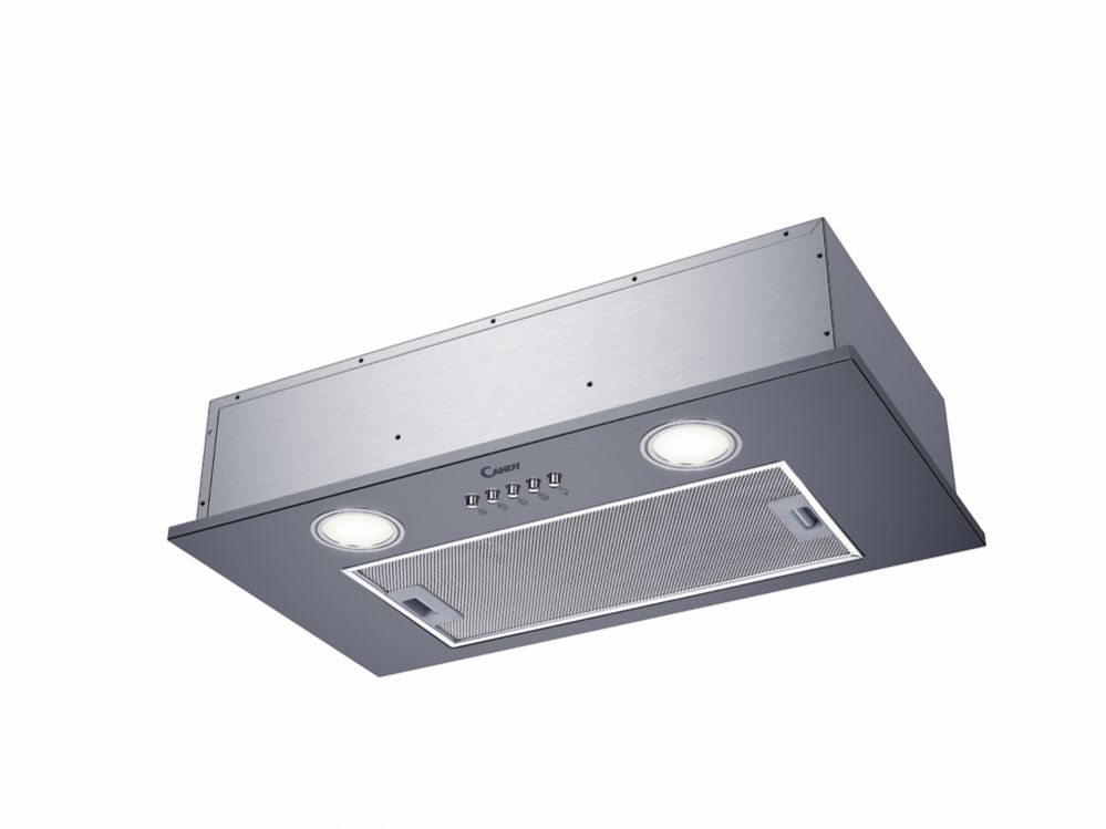 Integreeritav õhupuhasti Candy Hood CBG625/1X Wall mounted, Energy efficiency class C, Width 52 cm, 207 m³/h, Mechanical, Stainless Steel, LED