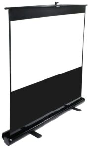 Projektori ekraan Elite Screens  F84NWH ezCinema Portable Screen 84'' 16:9 / Diagonal 213.4cm, W 185.9cm x H 104.6cm / Black case / MaxWhite material / Gain 1.1 / 160° viewing angle / Telescoping support mechanism / Floor support feet / Built-in carrying handle 